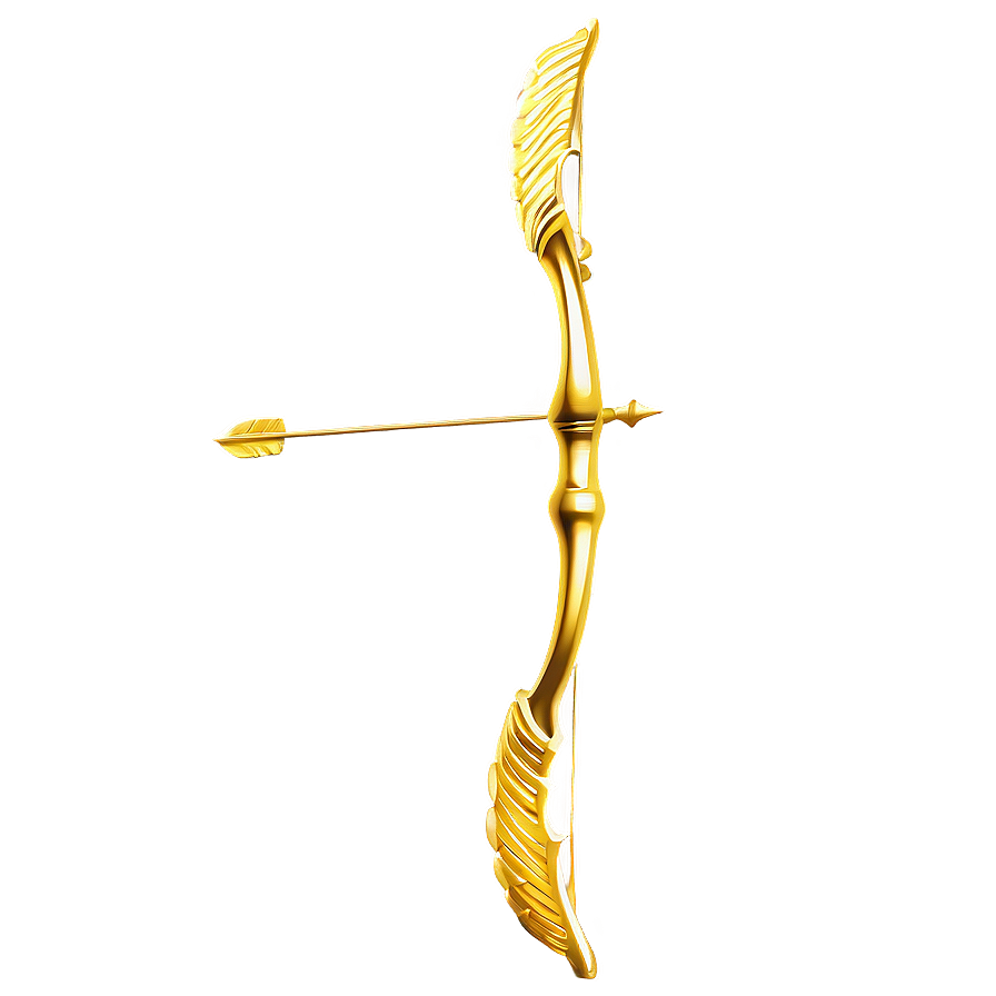 Cupid Arrow In Gold Png Doh