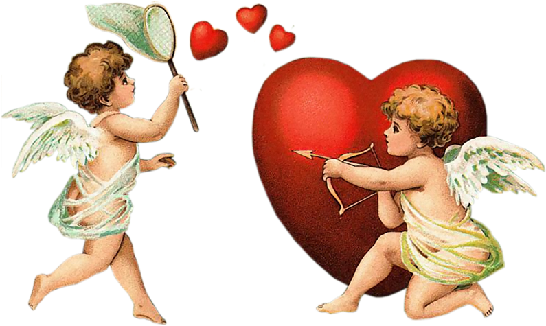 Cupids Heart Love Vintage