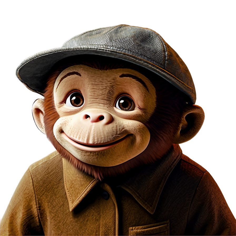 Curious George Farmer Png 05252024