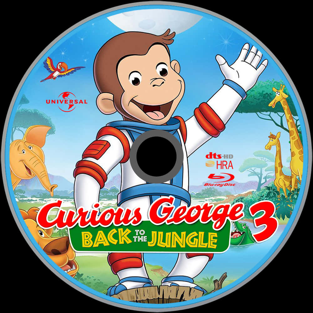 Curious George3 Backtothe Jungle D V D Cover