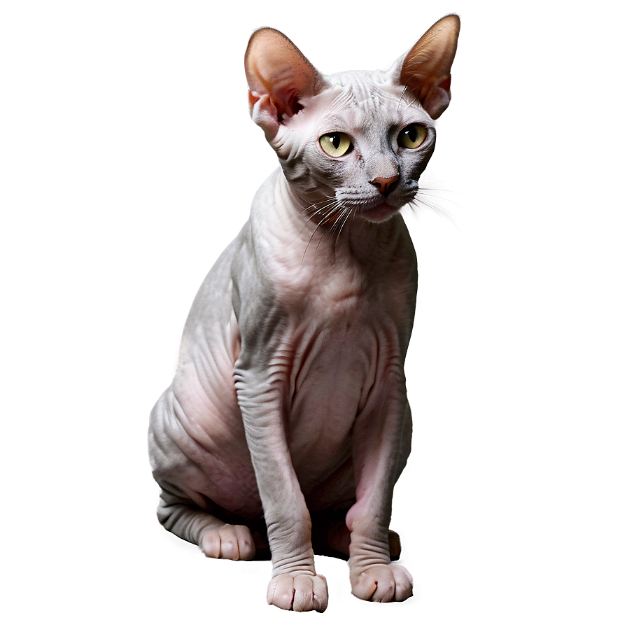 Curious Hairless Cat Png Ftp