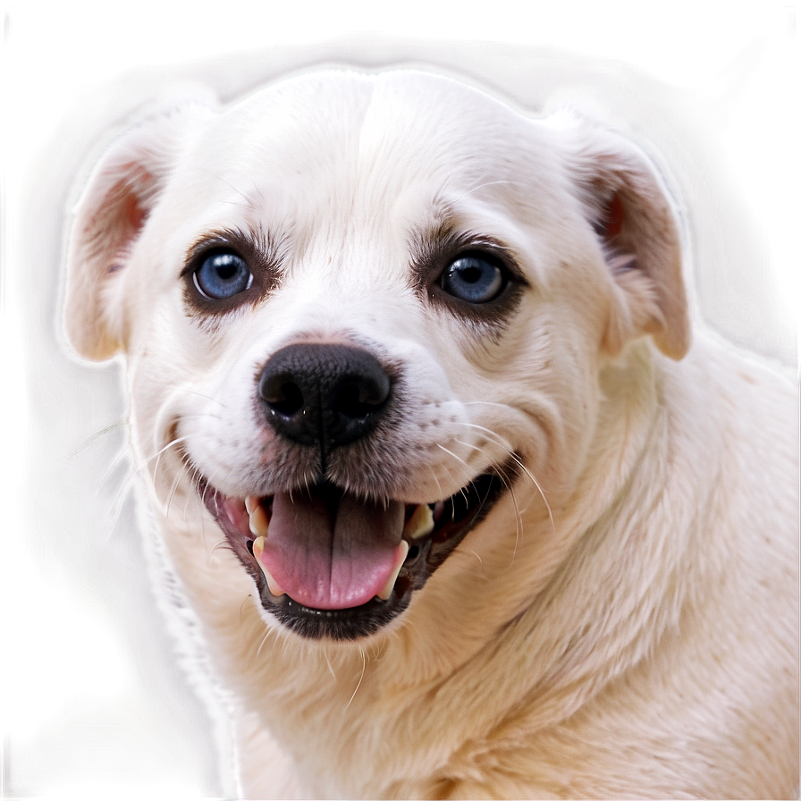 Curious White Dog Png Tgk60