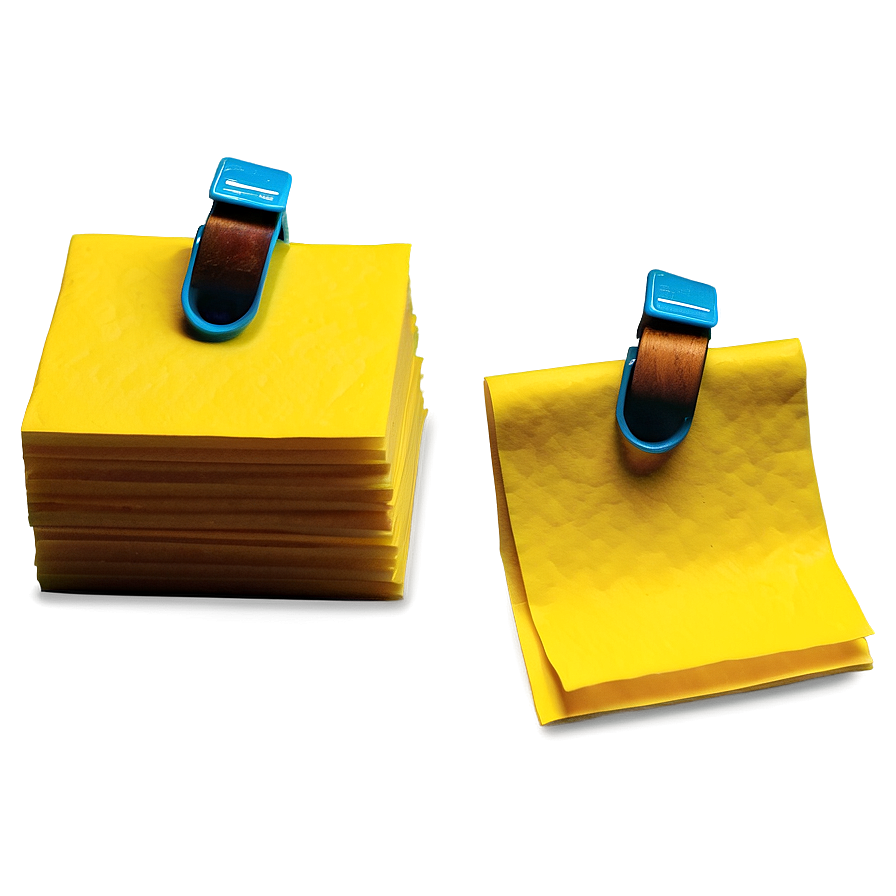 Curled Post It Note Png 05252024