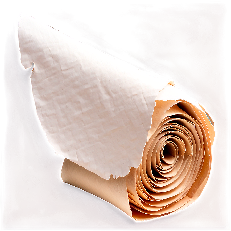 Curled Torn Paper Png 38