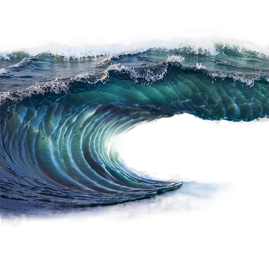 Curling Sea Wave Png 05042024