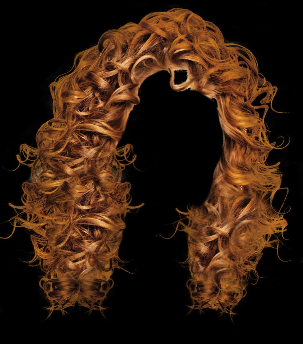 Curly Hair Arch Silhouette