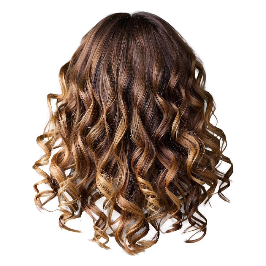 Curly Hair Highlights Png 90