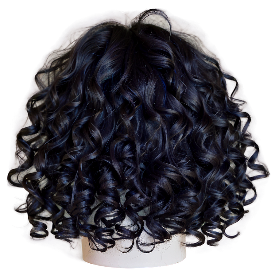 Curly Hair Silhouette Png Pab