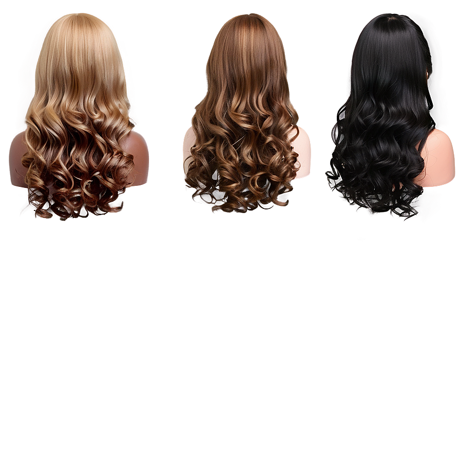 Curly Hair Wig Png Scs