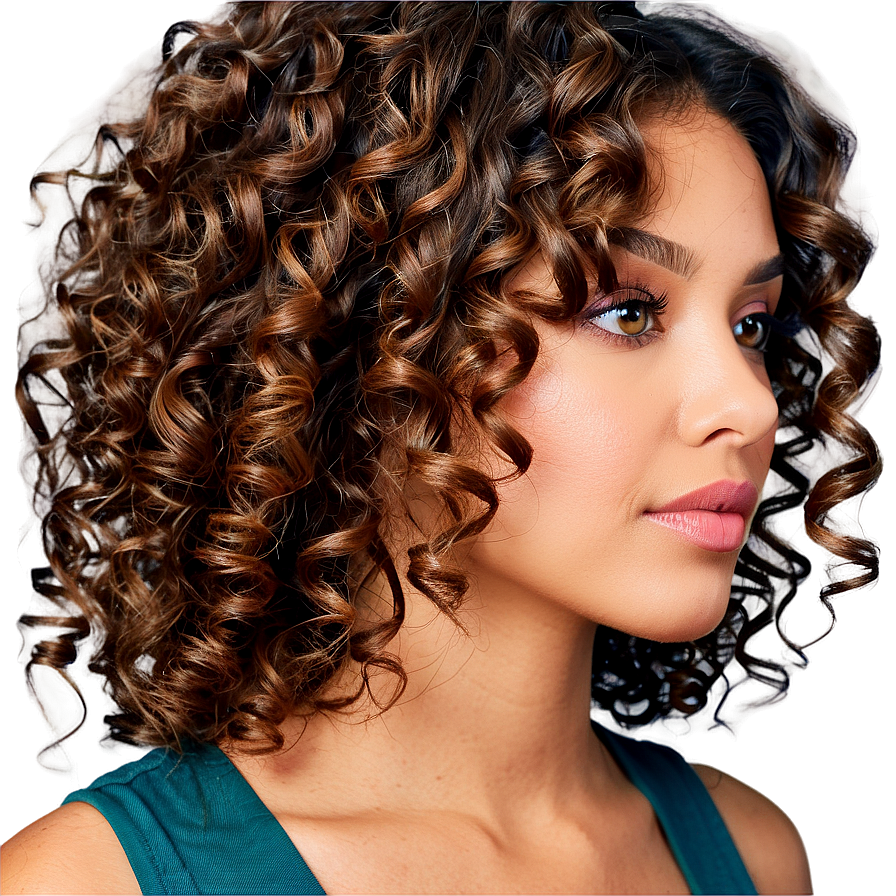 Curly Perm Hair Guide Png 18