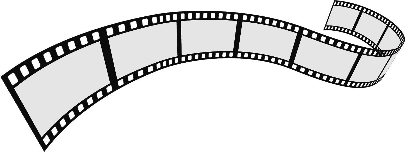 Curved Blank Filmstrip Graphic