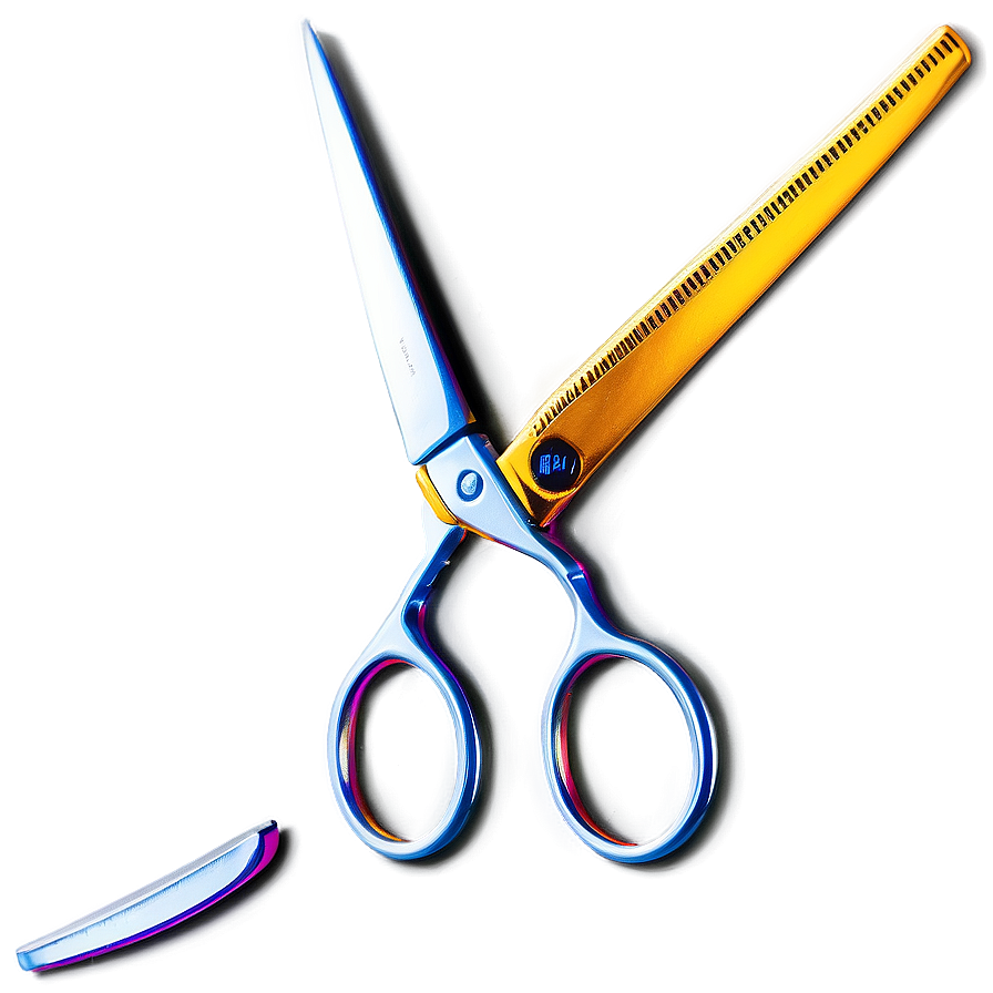 Curved Edge Hair Scissors Png Wbw