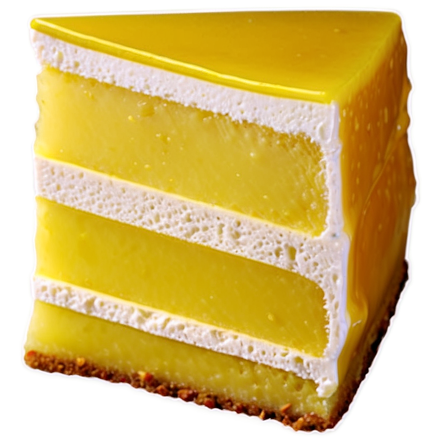 Custard Cake Slice Png 48