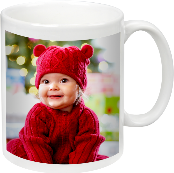 Custom Baby Photo Mug Holiday Theme