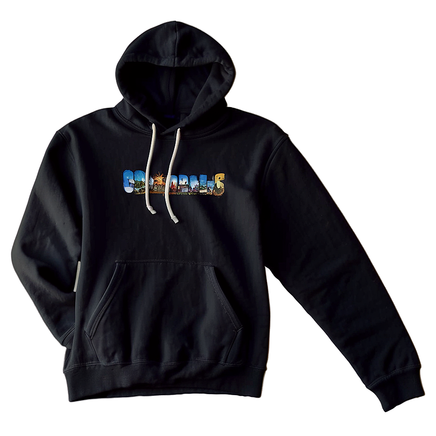 Custom Black Hoodie Png 05252024