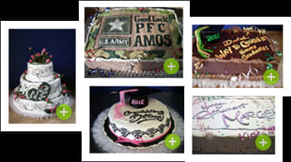 Custom Celebration Cakes Collage