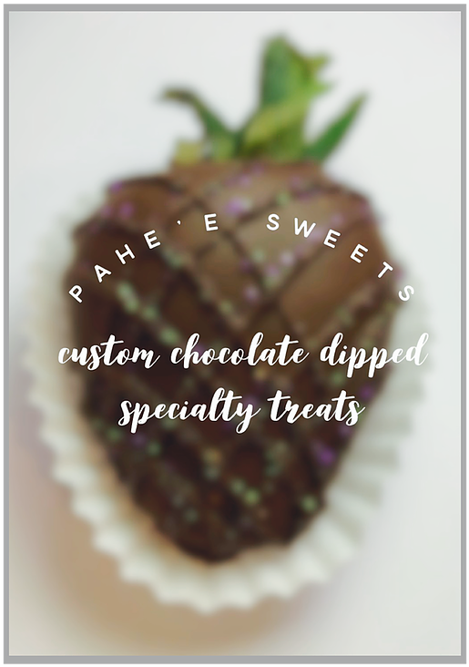 Custom Chocolate Dipped Strawberry Advertisement