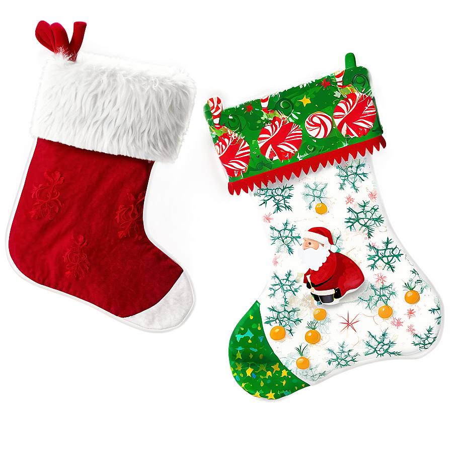 Custom Christmas Stocking Png 06132024