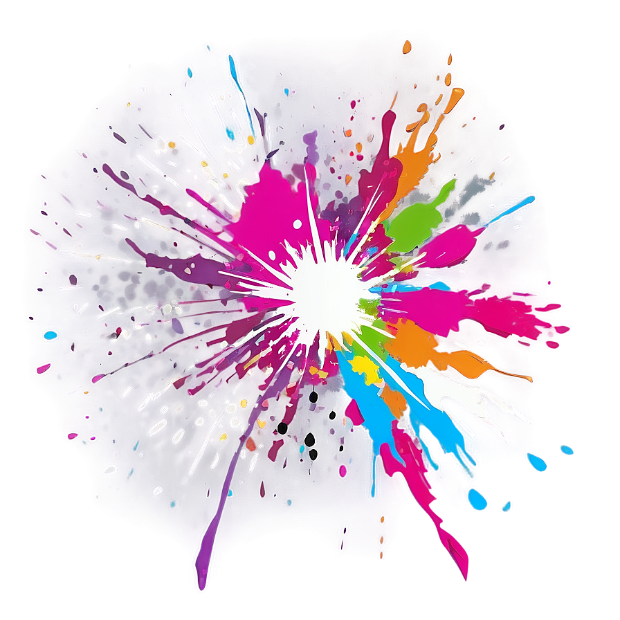 Custom Design Paint Splatter Png 68