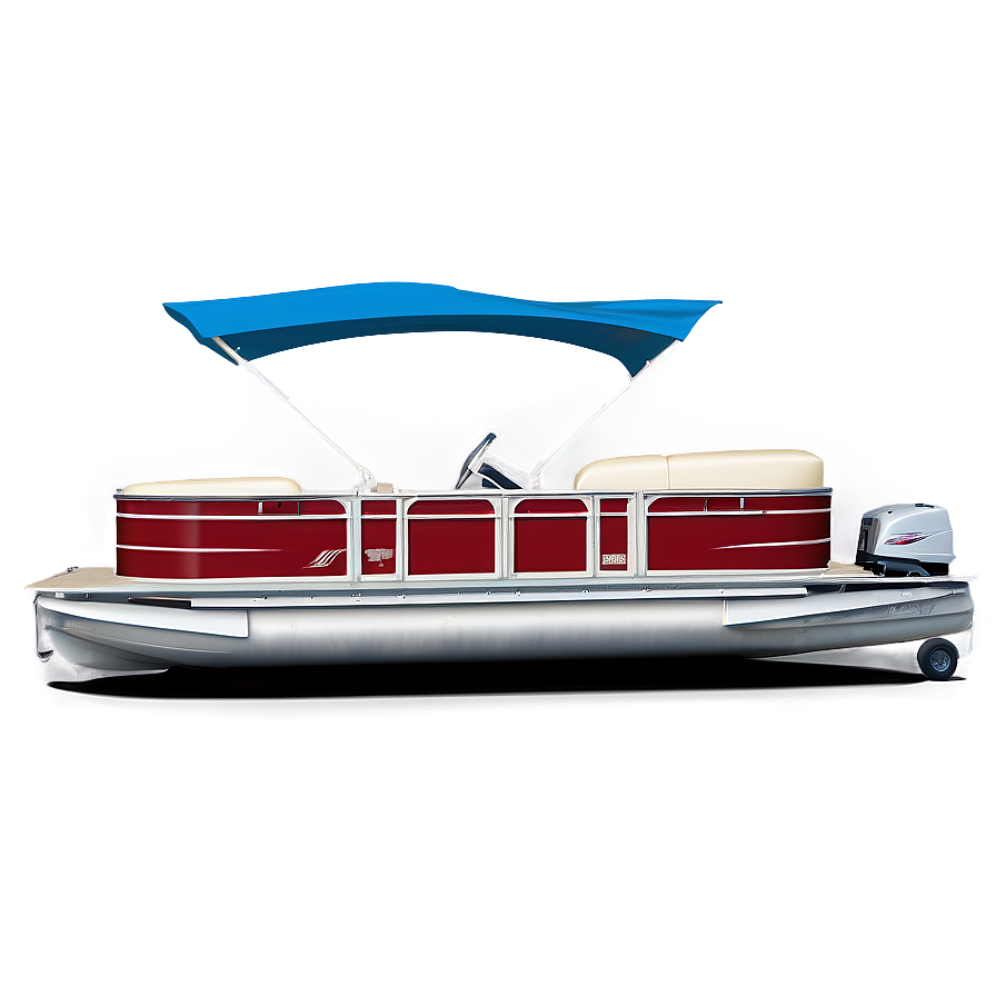 Custom Designed Pontoon Boat Png 06292024