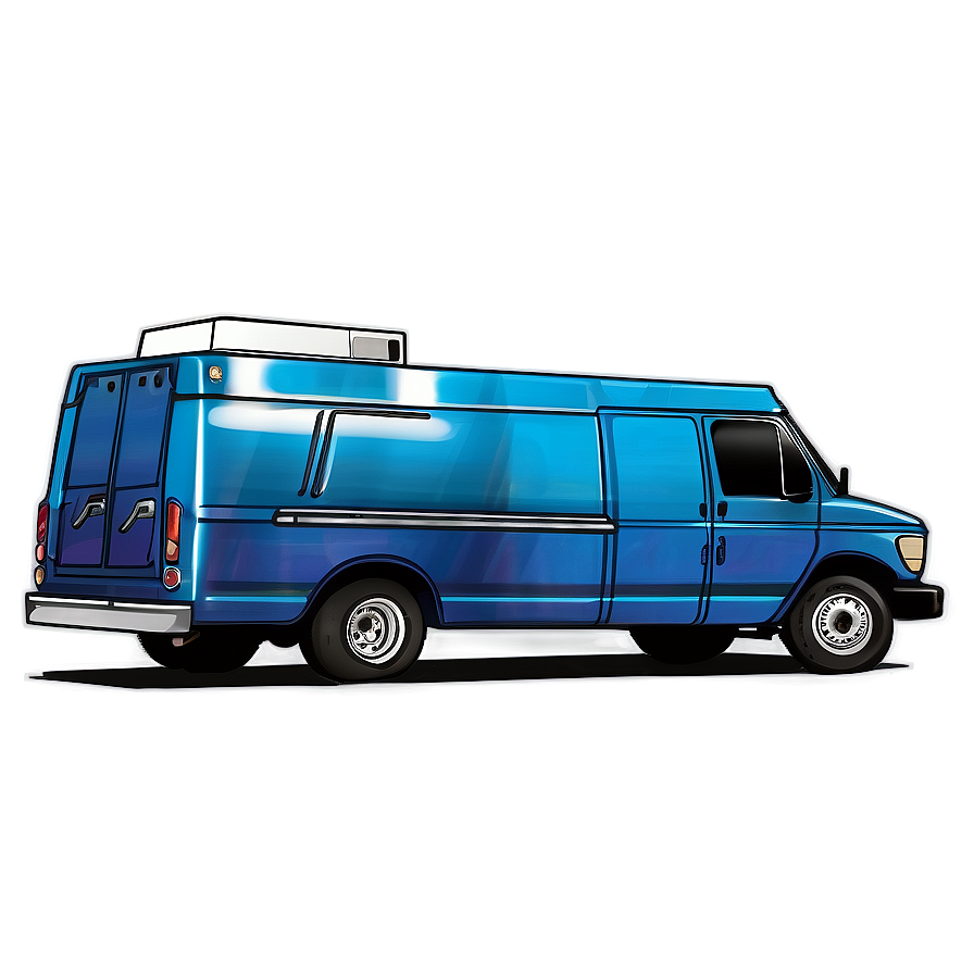 Custom Food Truck Van Png Cph70