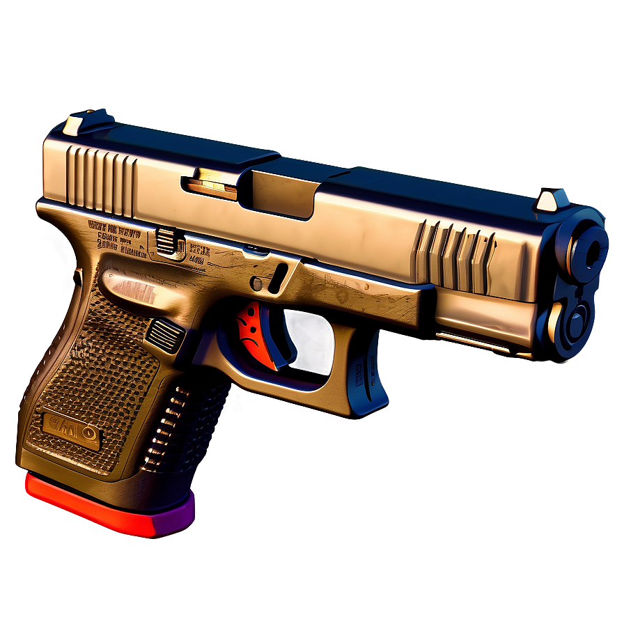 Custom Glock Handgun Design Png Dyf83