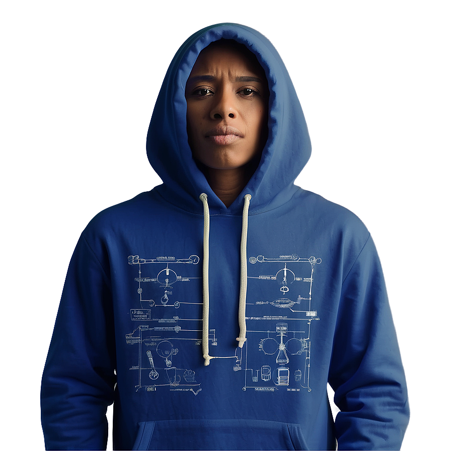 Custom Hoodie Blueprint Png 1