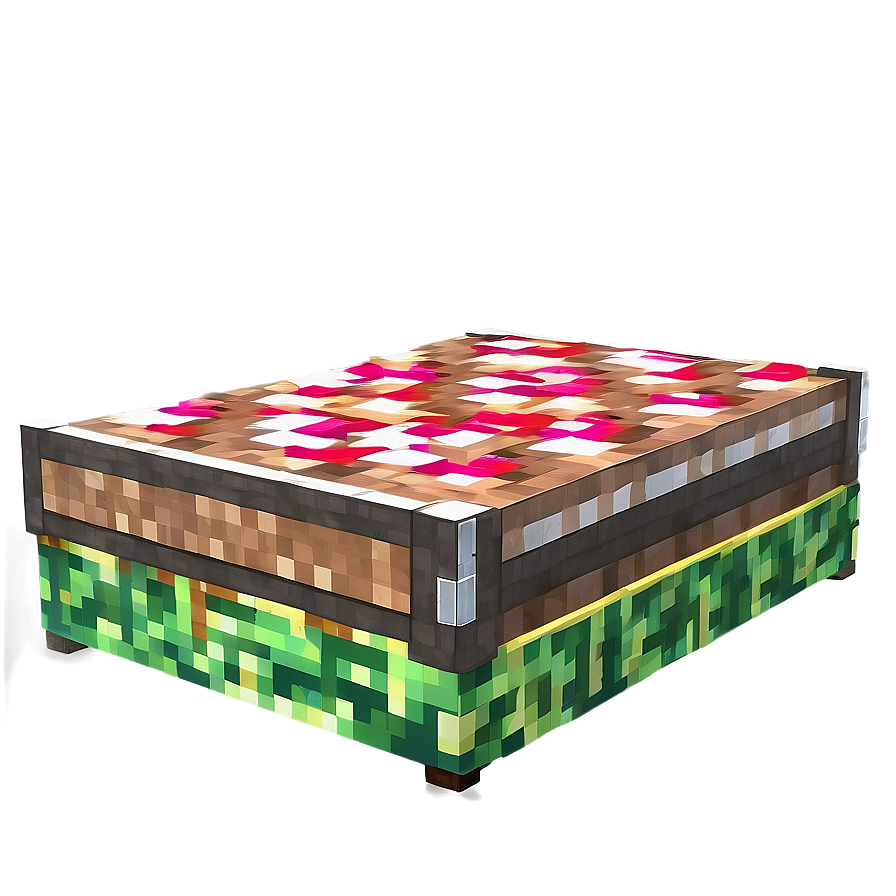 Custom Minecraft Bed Png Jor