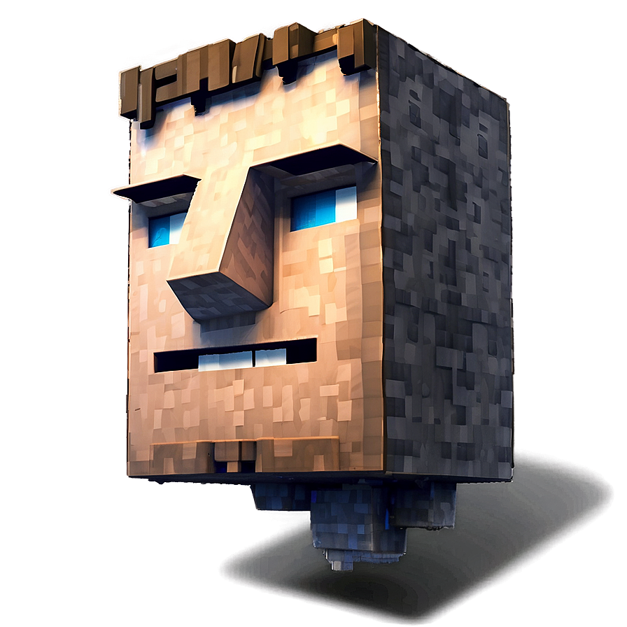 Custom Minecraft Steve Head Png Bof