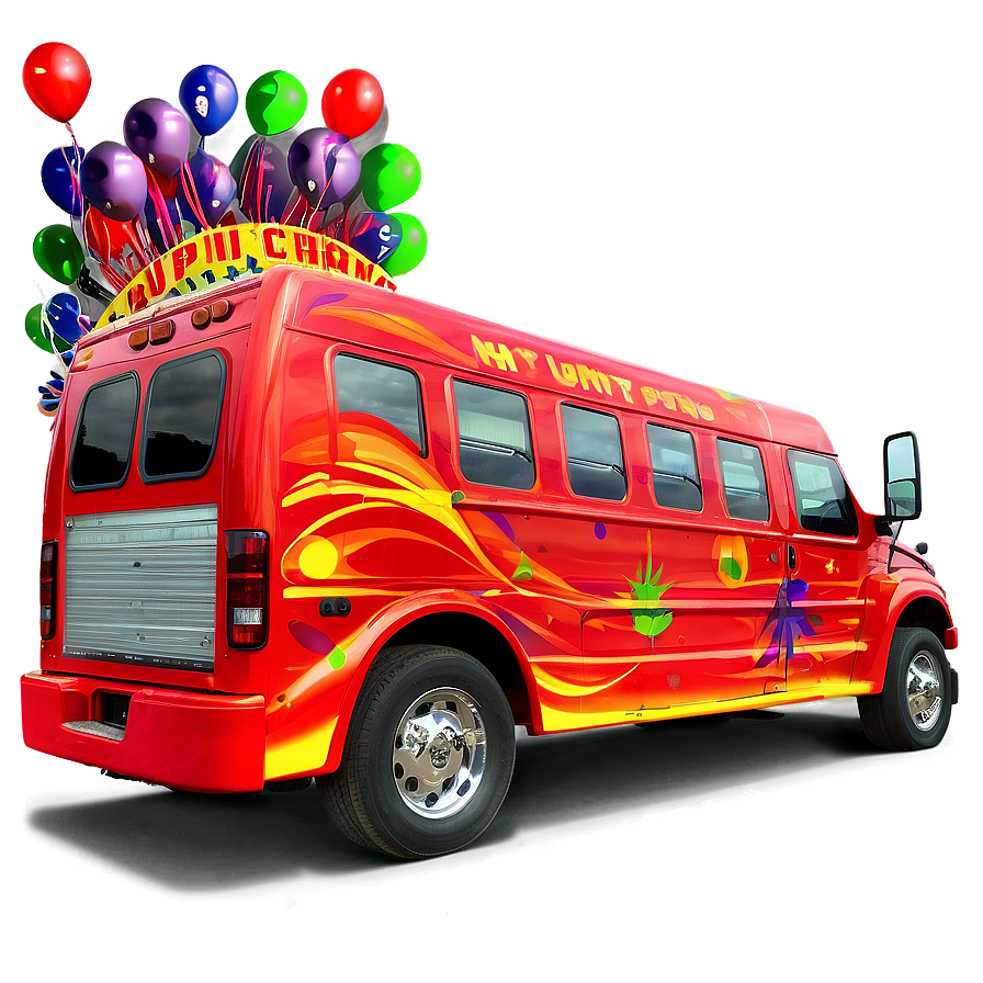 Custom Party Bus Design Png 19