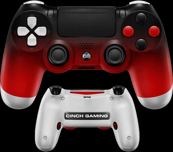 Custom Red Gaming Controller