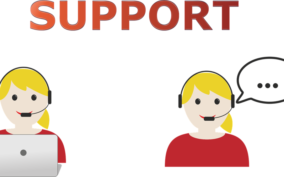 Customer Support Representatives Cartoon