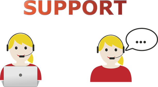 Customer Support Representatives Illustration