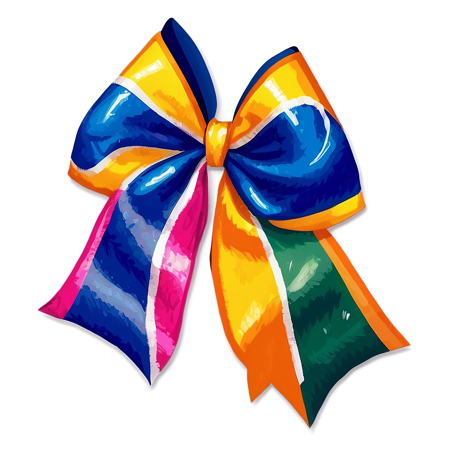 Customizable Cheer Bow Png 06212024