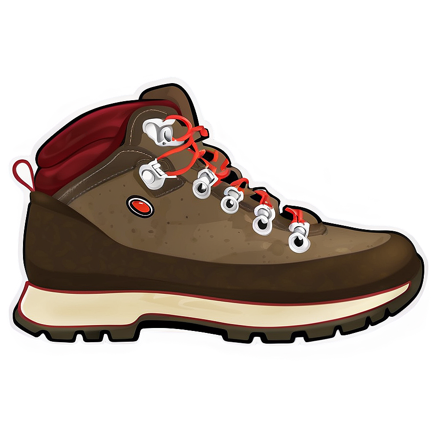 Customizable Hiking Boot Design Png Bvb