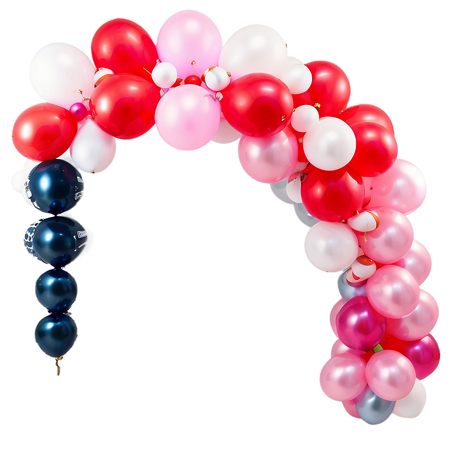 Customized Balloon Garland For Events Png 4