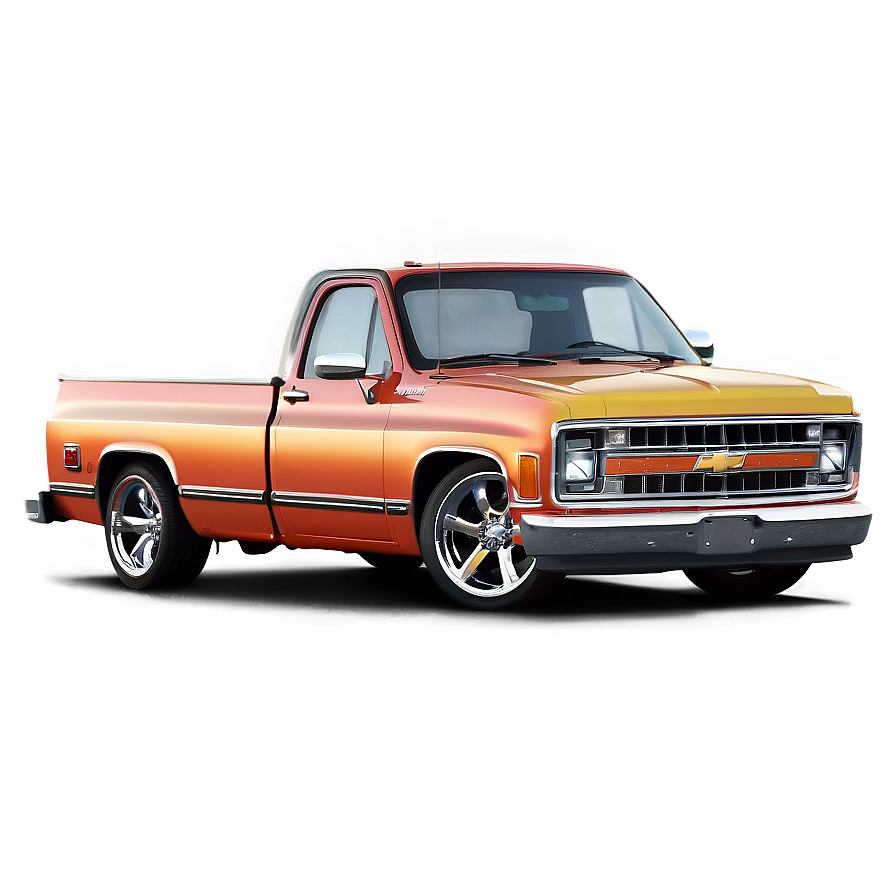 Customized Chevy Truck Png 06272024