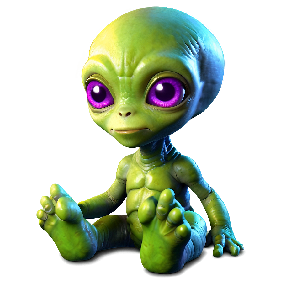 Cute Alien Baby Png 05032024