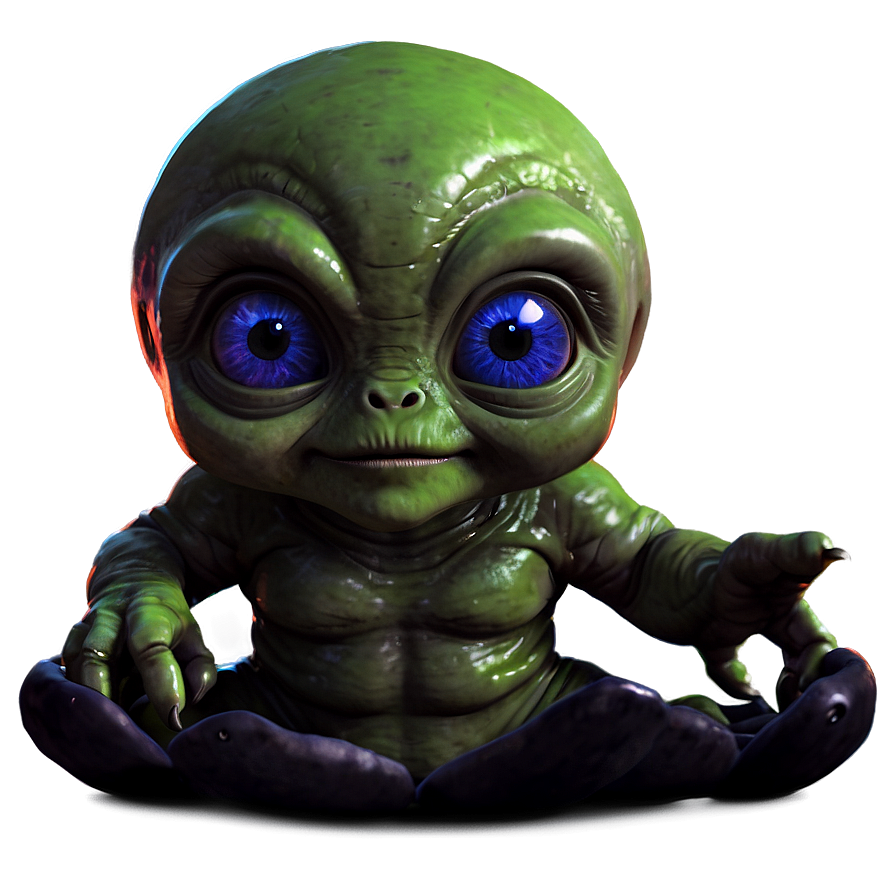 Cute Alien Baby Png 05032024