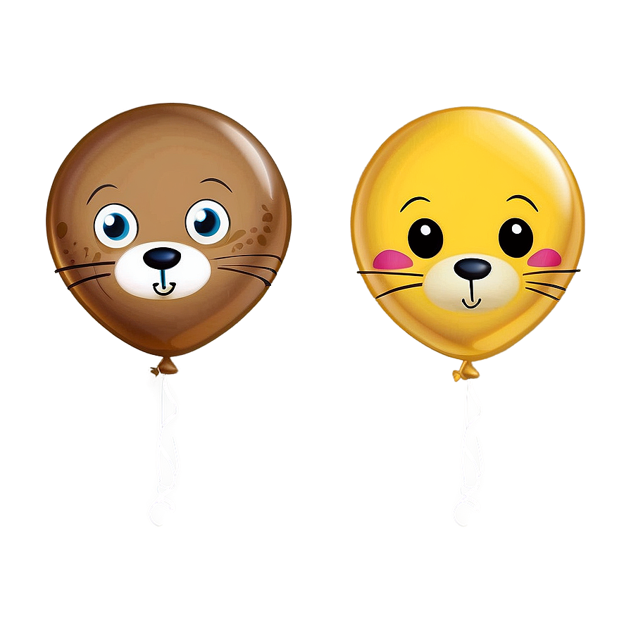 Cute Animal Balloon Png 28