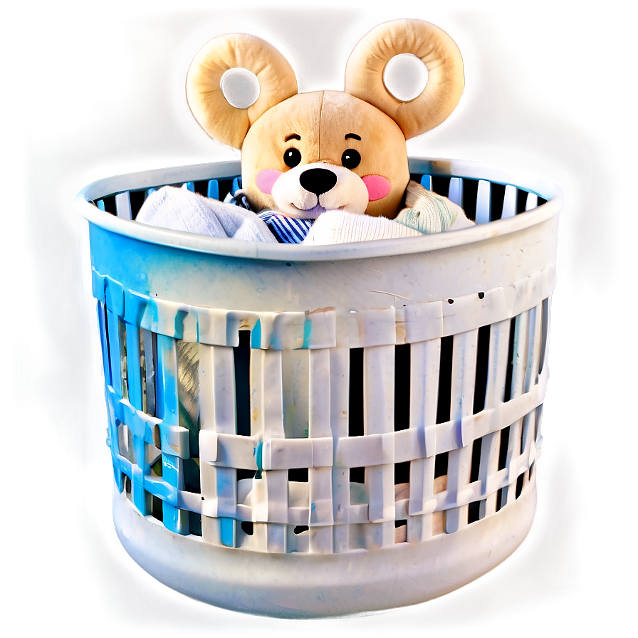 Cute Animal Design Laundry Basket Png Ybx