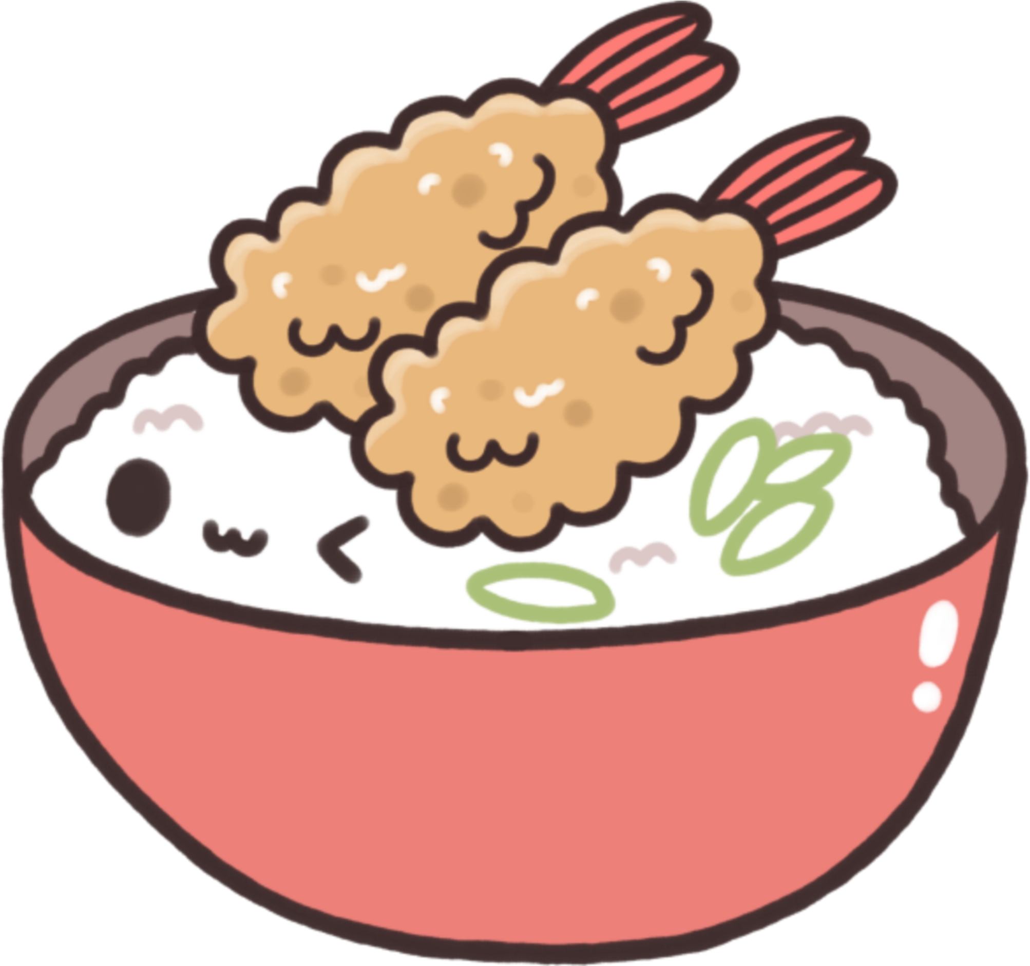 Cute_ Animated_ Food_ Bowl