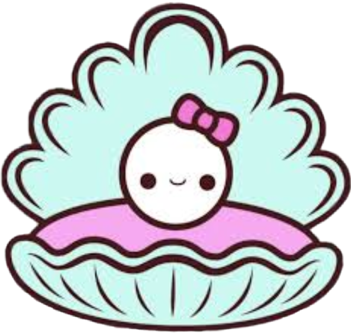 Cute Animated Seashell Character