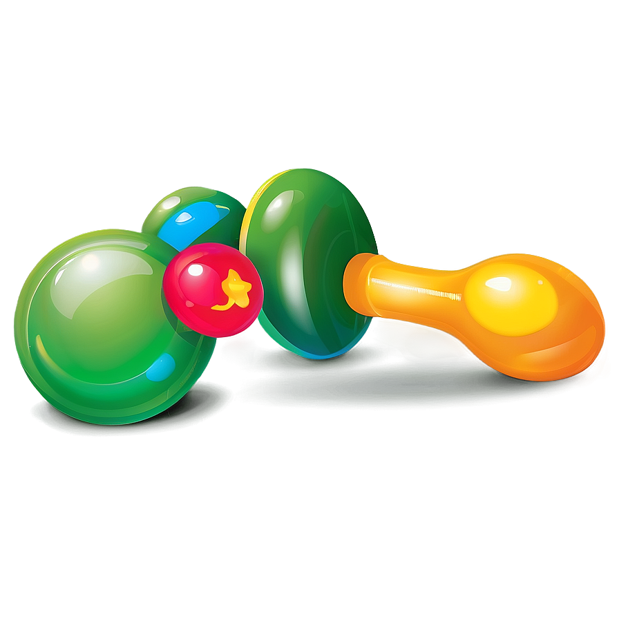 Cute Baby Rattle Clipart Png 40