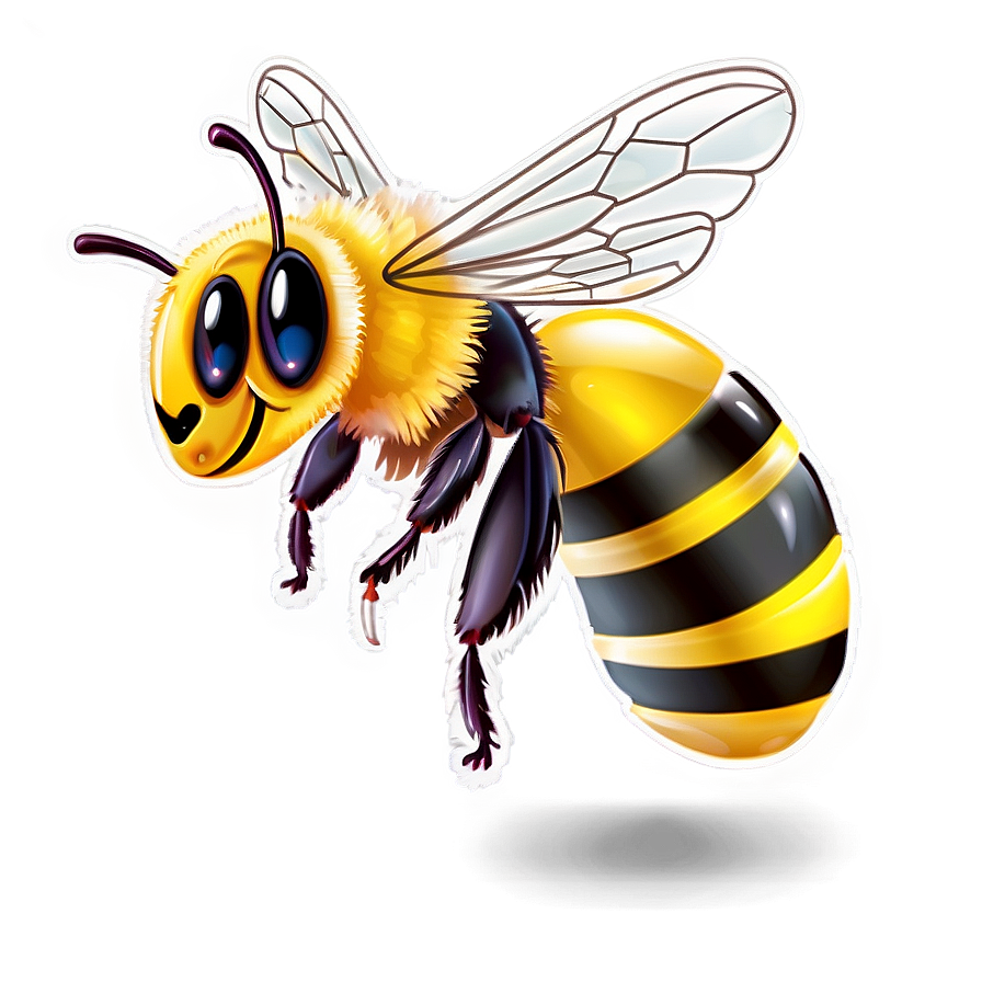 Cute Bee With Hat Png 06252024