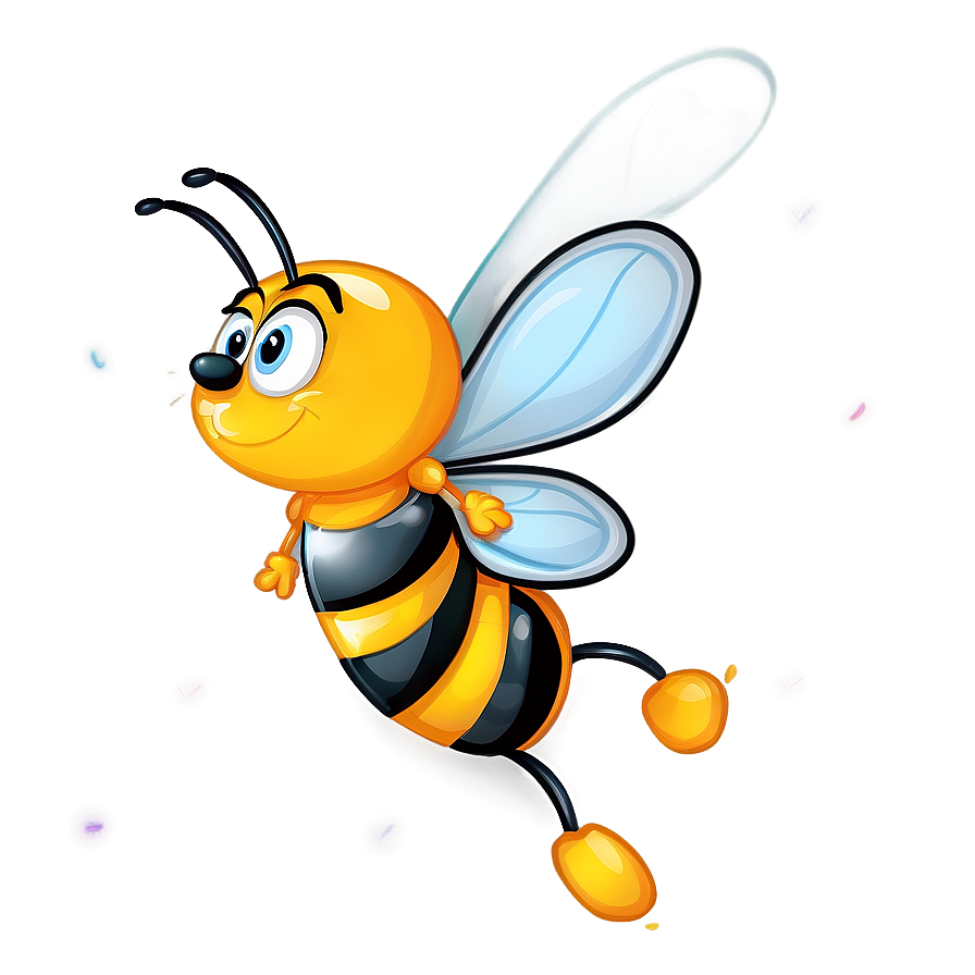 Cute Bee With Wings Png 92