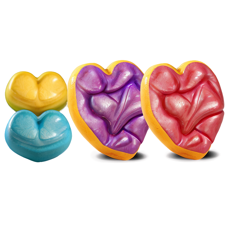 Cute Candy Hearts Png 06212024