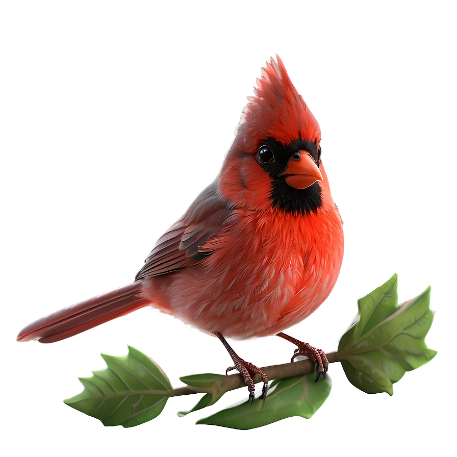 Cute Cardinal Character Png Vgn