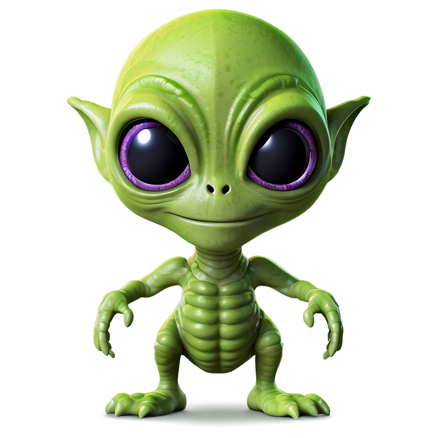 Cute Cartoon Alien Png Pdu