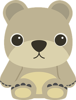 Cute Cartoon Bear Illustration